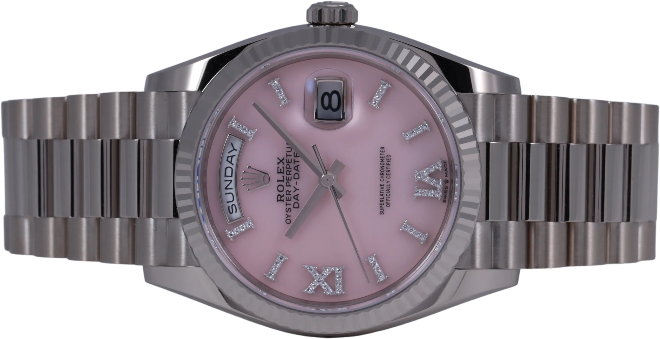 Rolex Day-Date 36 Pink Opal 128239-0021